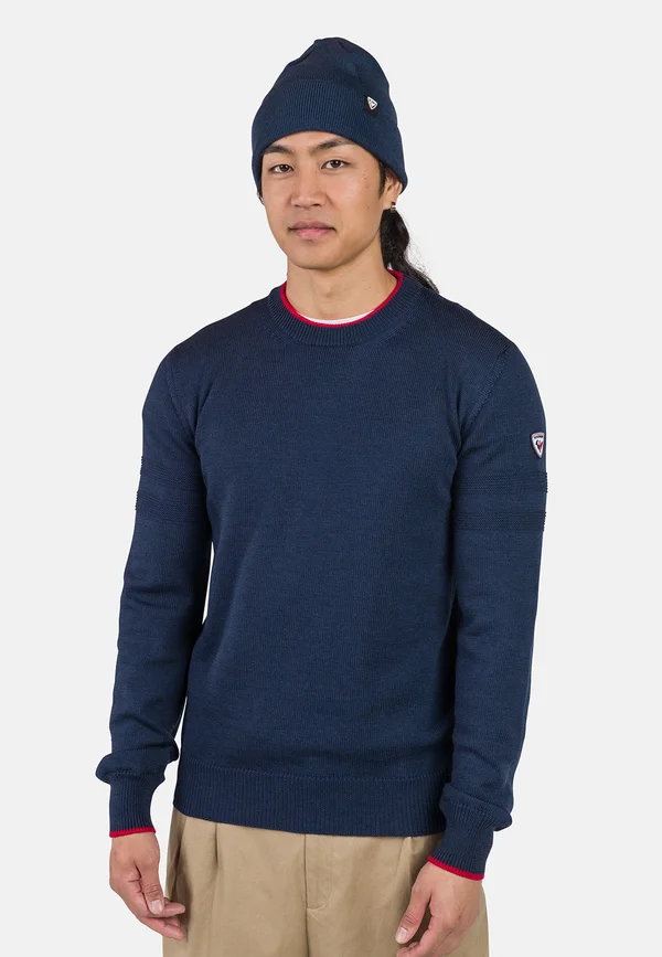STRIPE NEW - Strickpullover - dark navy