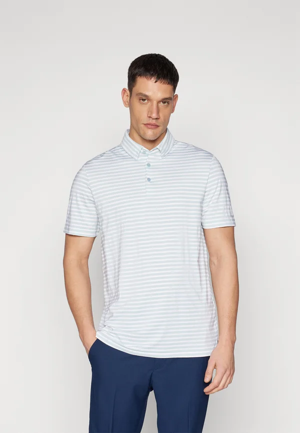 STRIPE - Poloshirt - blue/white