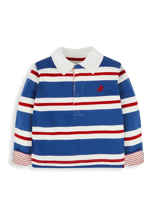 STRIPE RUGBY - Poloshirt - blue