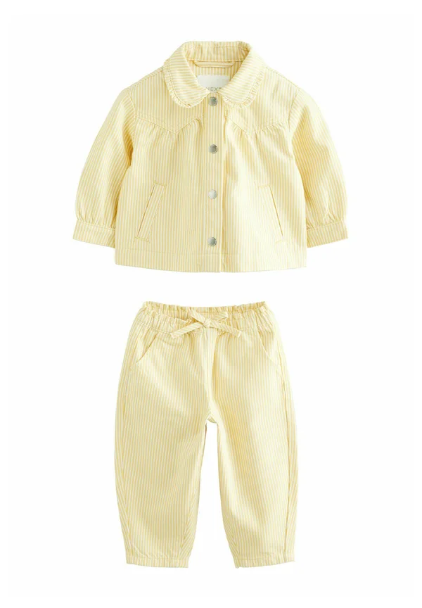 STRIPE  SET - Übergangsjacke - ochre yellow