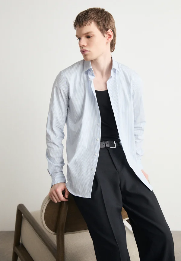 STRIPE SLIM - Businesshemd - vista blue