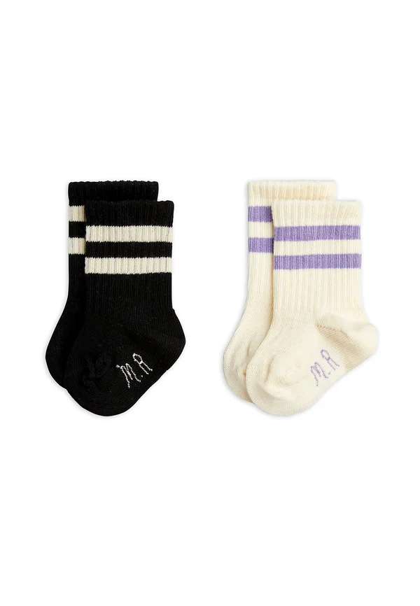 STRIPE SOCK 2 PACK UNISEX - Socken - offwhite