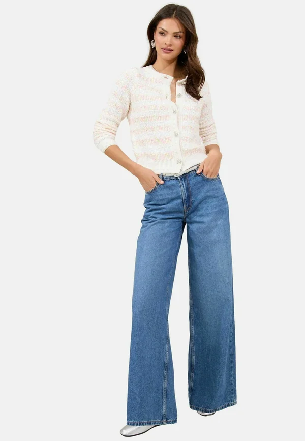 STRIPE  - Strickjacke - pink