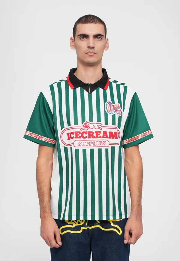 STRIPED FOOTBALL - T-Shirt print - green