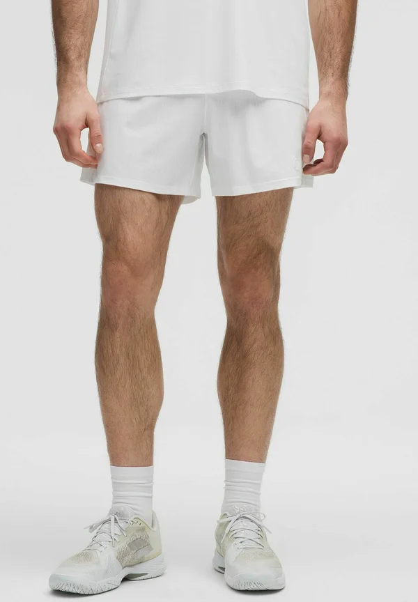 STRIPED MESH TENNIS SHORT 13CM - Kurze Sporthose - white