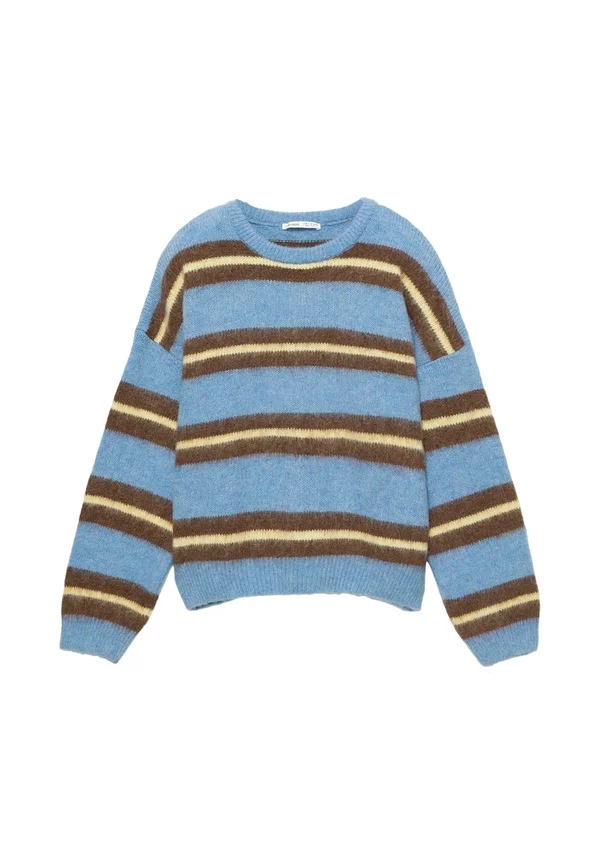 STRIPED - Strickpullover - blue