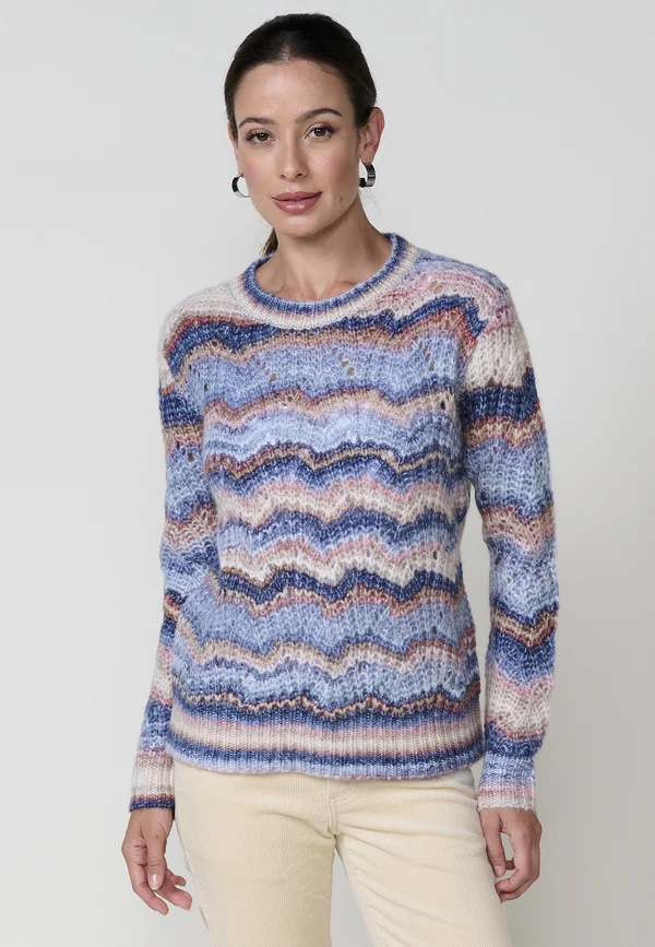 STRIPED  - Strickpullover - multicolor   multi-coloured