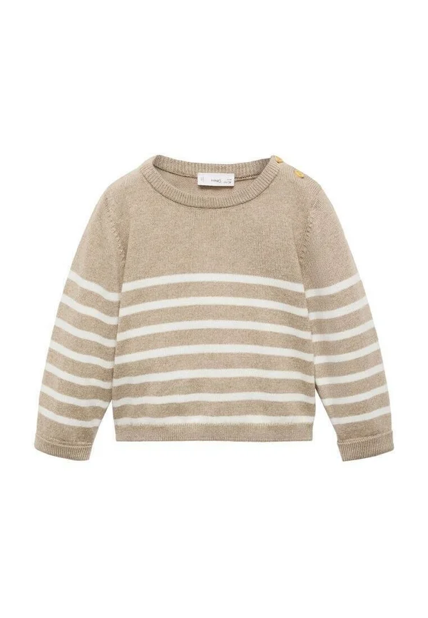 STRIPED - Strickpullover - sand