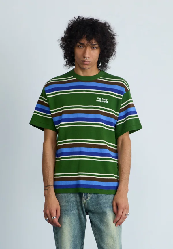 STRIPED TEE - T-Shirt print - multi-coloured