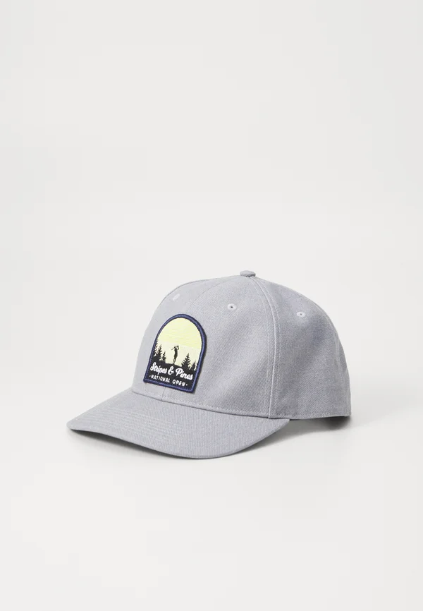 STRIPES AND PINES HIGH-CROWN - Cap - light grey heather