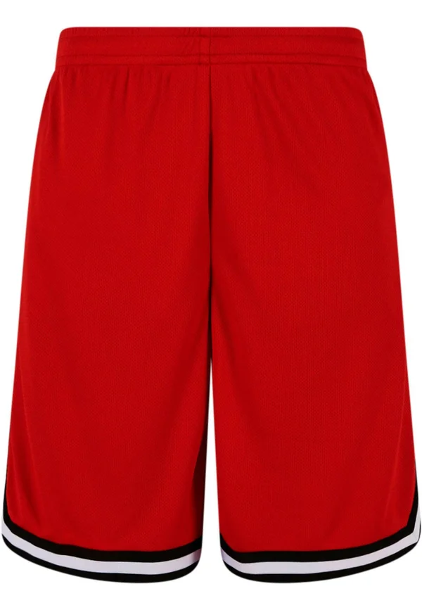 STRIPES  - Shorts - cityred black white
