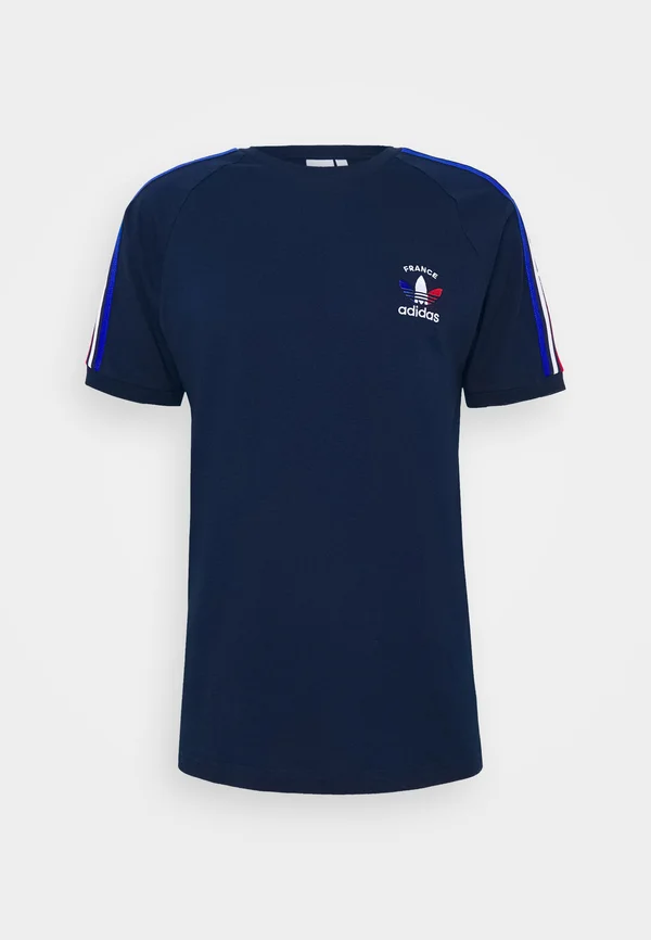 STRIPES SPORTS INSPIRED SHORT SLEEVE TEE UNISEX - T-Shirt print - collegiate navy