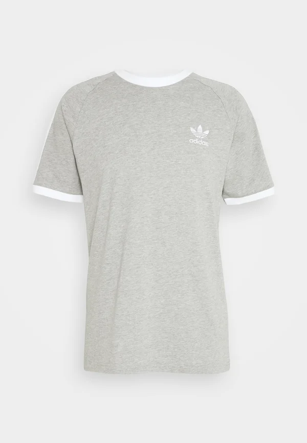 STRIPES TEE UNISEX - T-Shirt print - medium grey heather