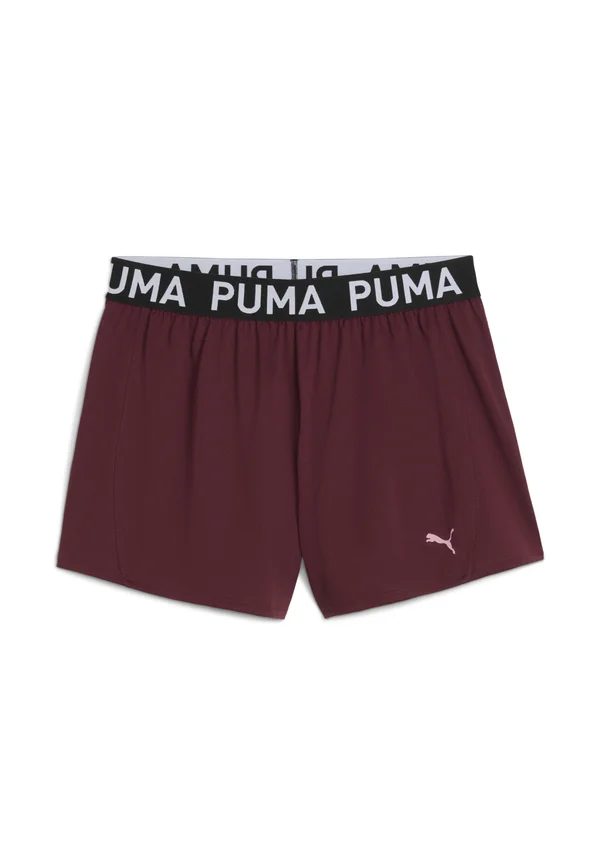 STRONG - Kurze Sporthose - ruby shimmer