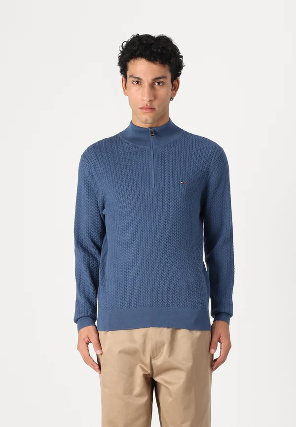 STRUCTURE - Strickpullover - aegean sea