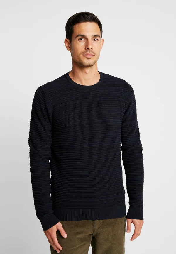 STRUCTURE - Strickpullover - navy melange