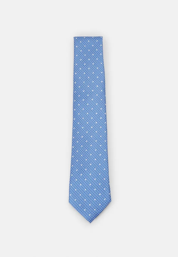 STRUCTURED CLASSIC DOT TIE - Krawatte - light blue