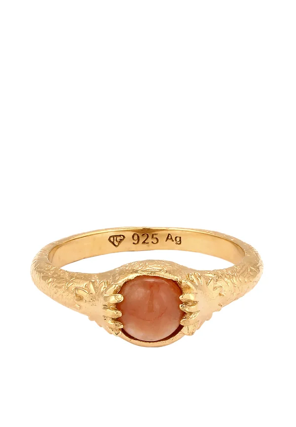 STRUCTURED SUN STONE - Ring - gold coloured