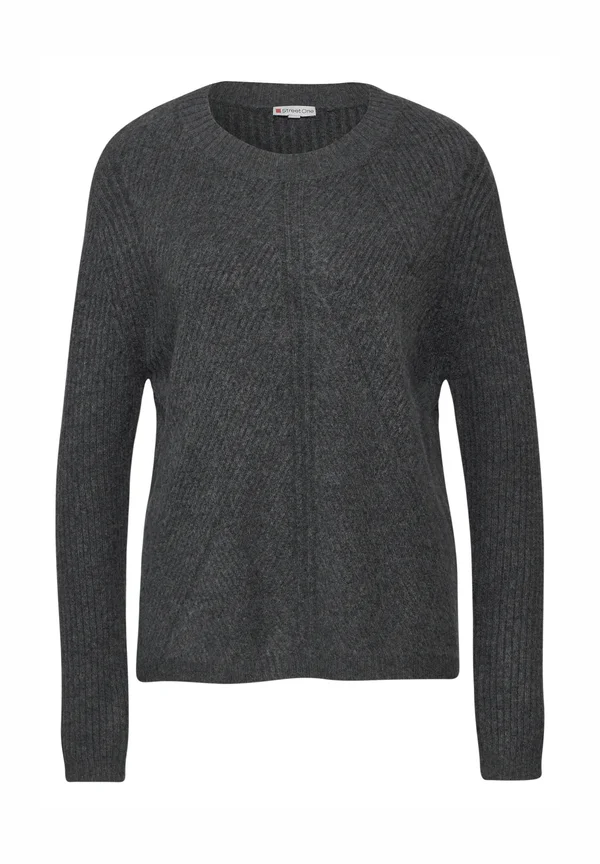 STRUKTUR - Strickpullover - grau