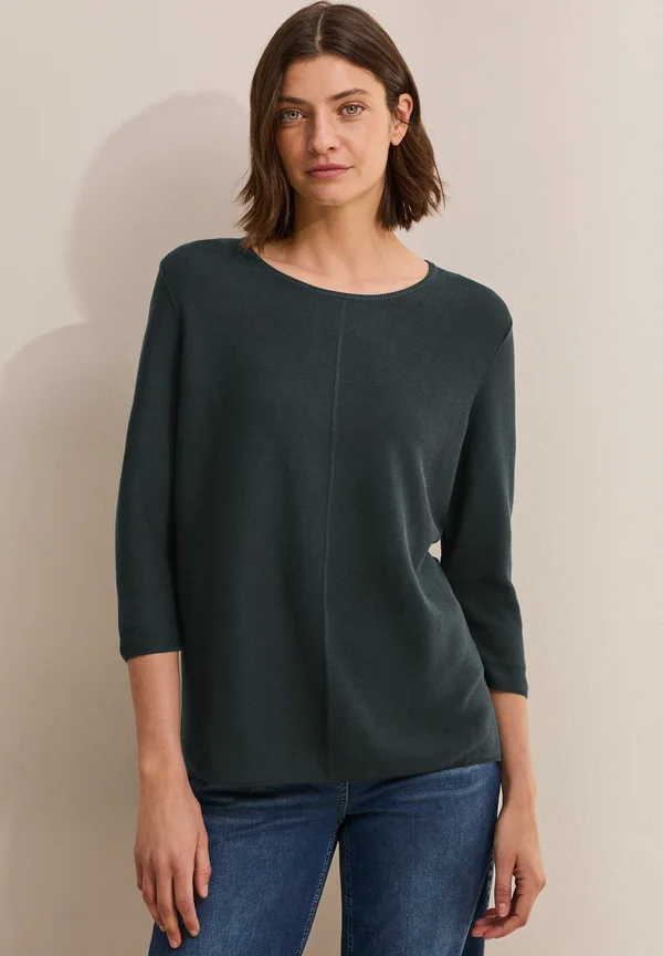 STRUKTUR - Strickpullover - grün