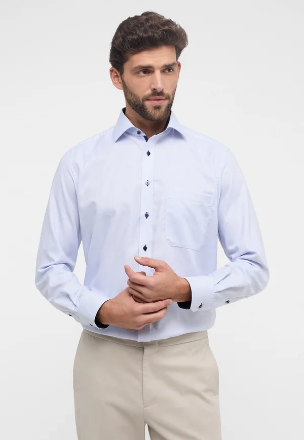 STRUKTURHEMD - COMFORT FIT - Businesshemd - hellblau