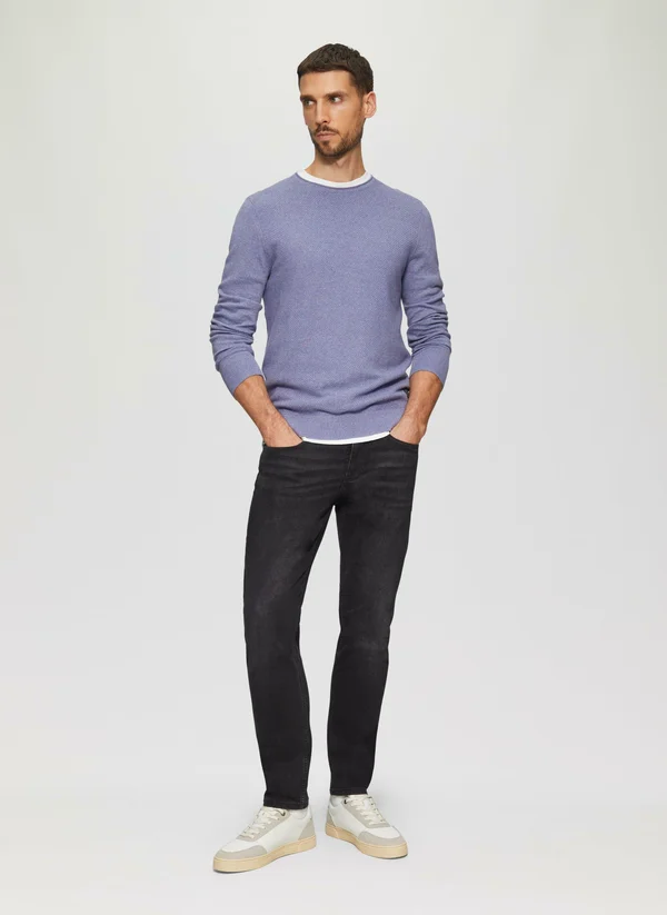 STRUKTURMIX - Strickpullover - lavendel