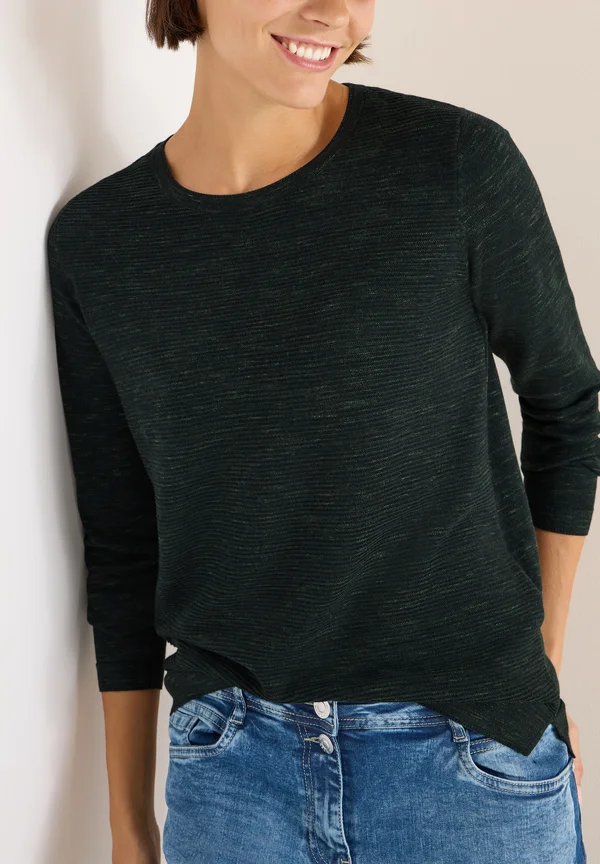 STRUKTURPULLOVER - Strickpullover - grün