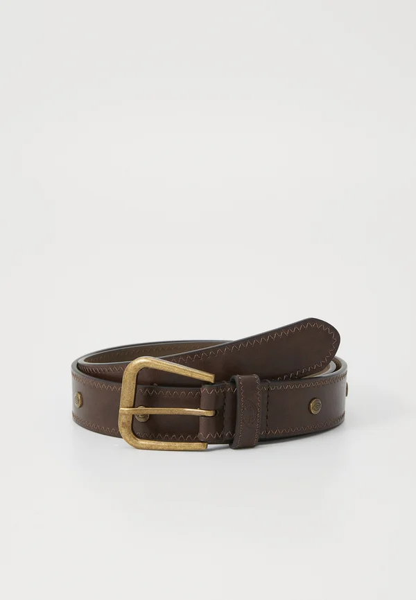 STUDDED BELT UNISEX - Gürtel - dark brown