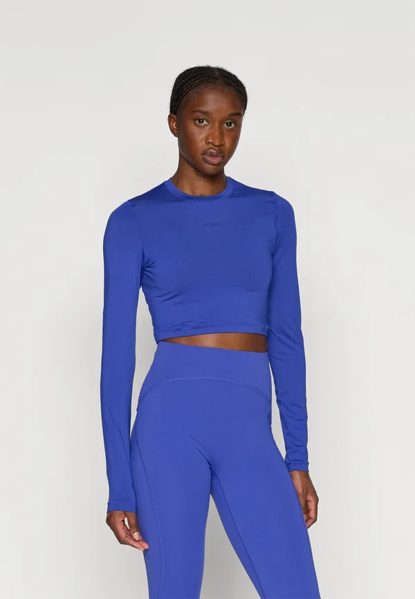 STUDIO SOFT CROPPED LONGSLEEVE - Langarmshirt - clematis blue