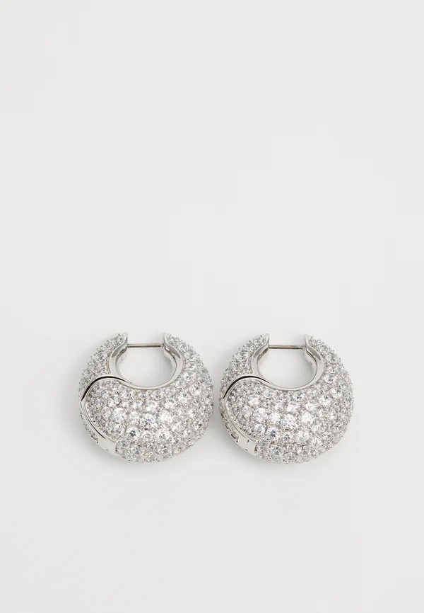 SUBLIMA - Ohrringe - silver-coloured/white