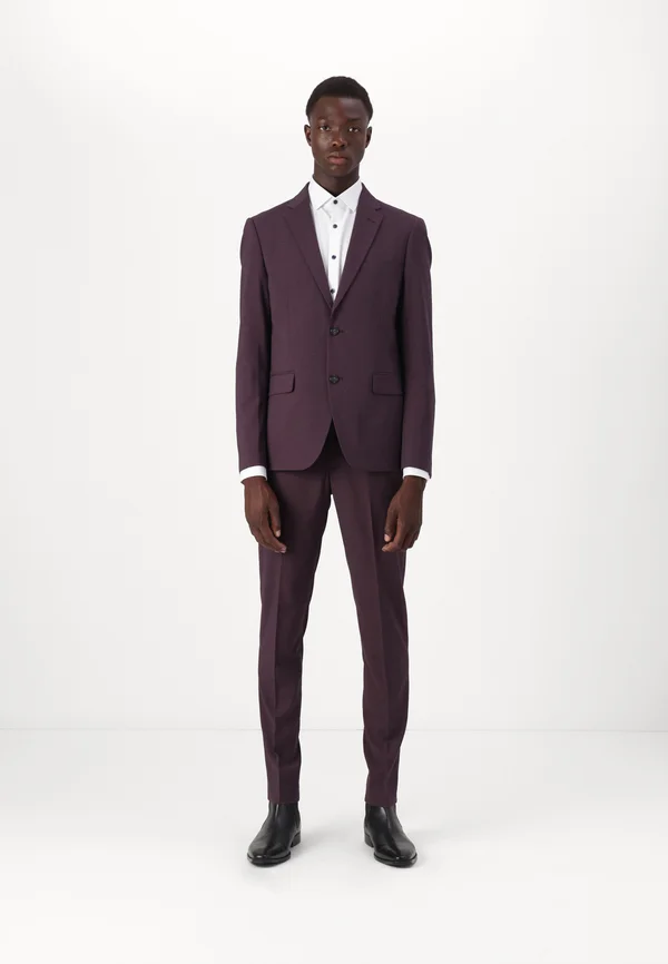 SUIT - Anzug - deep burgundy