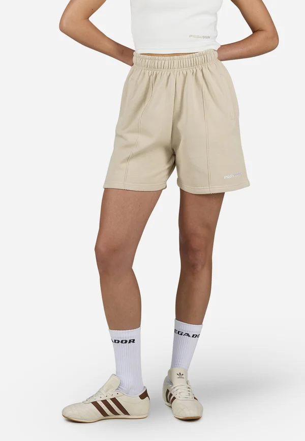 SULLY HIGH WAISTED - Jogginghose - washed light beige/white gum