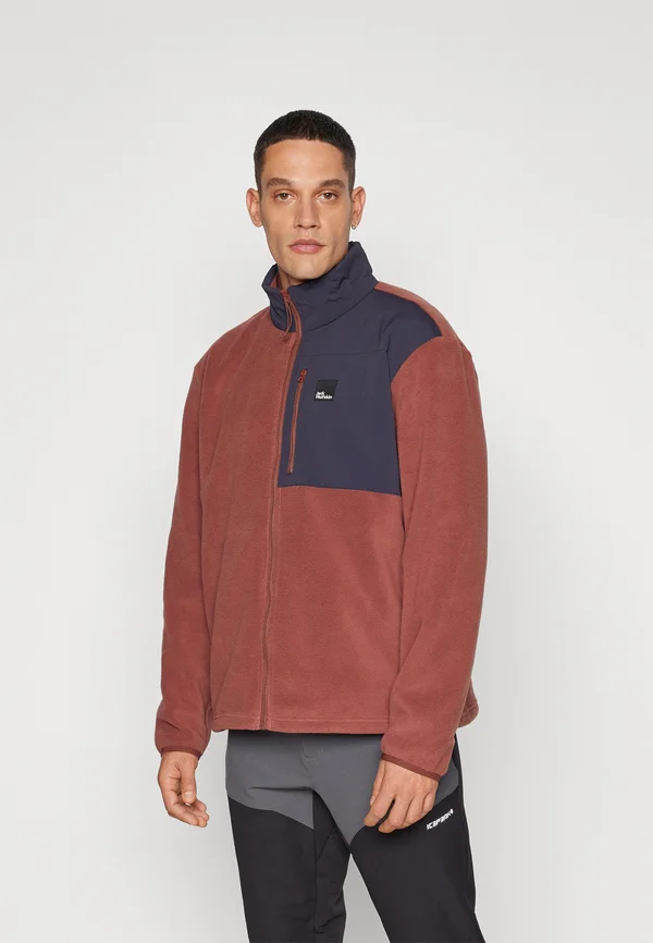 SUMETRO - Fleecejacke - dark rust