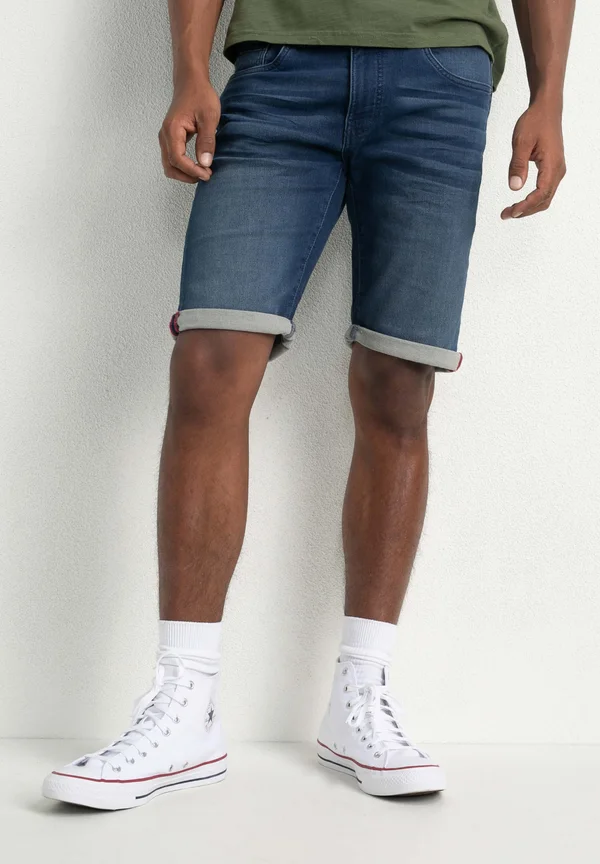 SUMMER DENIM - Jeans Shorts - dark blue