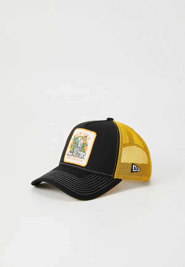 SUMMER PATCH TRUCKER UNISEX - Cap - black/yellow