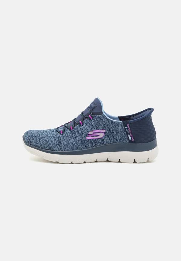 SUMMITS - Slipper - navy/purple