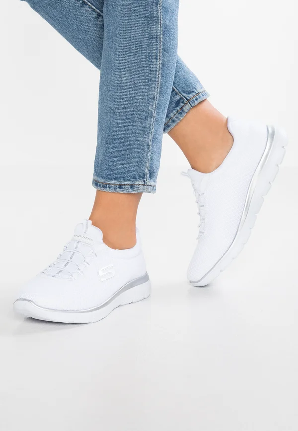 SUMMITS - Sneaker low - white/silver