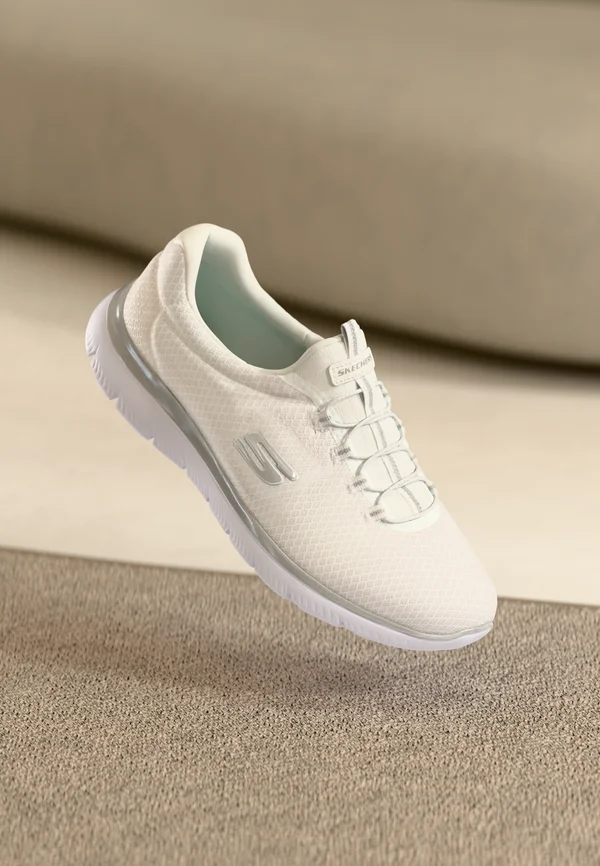 SUMMITS - Sneaker low - white/silver