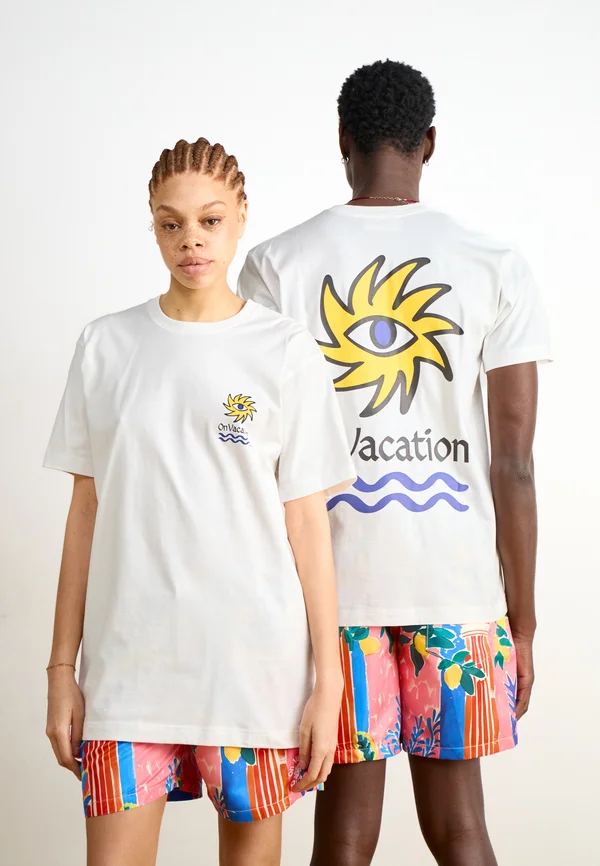 SUN EYE UNISEX - T-Shirt print - white