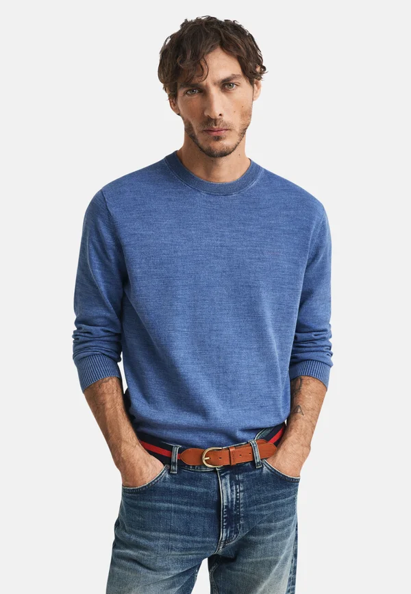 SUNFADED C-NECK - Strickpullover - persian blue