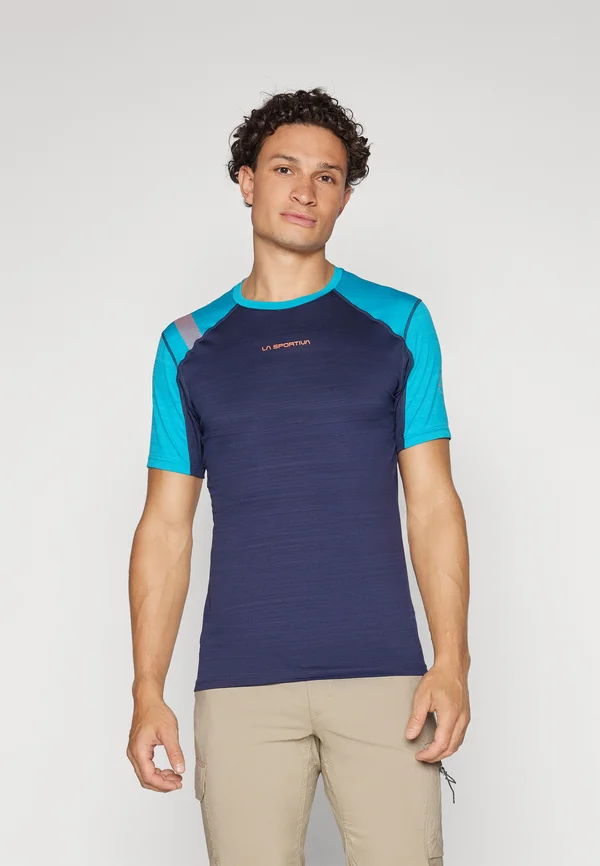 SUNFIRE - Sport T-Shirt - deep sea/tropic blue