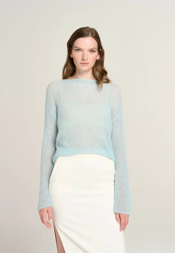 SUNNY SWAY  - Strickpullover - mint blue