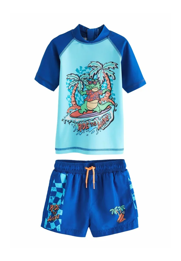 SUNSAFE SET - REGULAR FIT - Jogginghose - blue croc