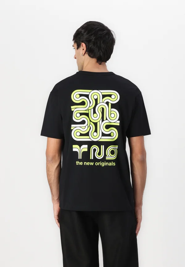 SUPER GRAPHIC TEE - T-Shirt print - black