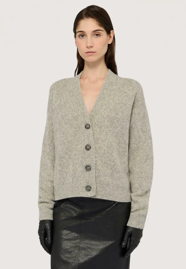 SUPER LEGGERO - Strickjacke - grey trieste
