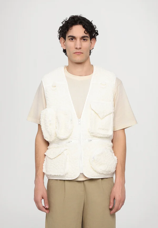 SUPER POCKET UNISEX - Weste - off white