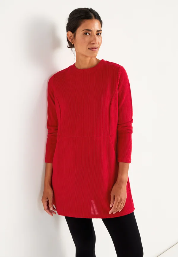 SUPER SOFT WITH POCKETS - Strickpullover - red