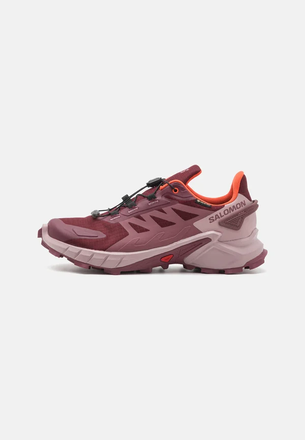 SUPERCROSS 4 GTX - Laufschuh Trail - tawny port/deauville mauve/cherry tomato