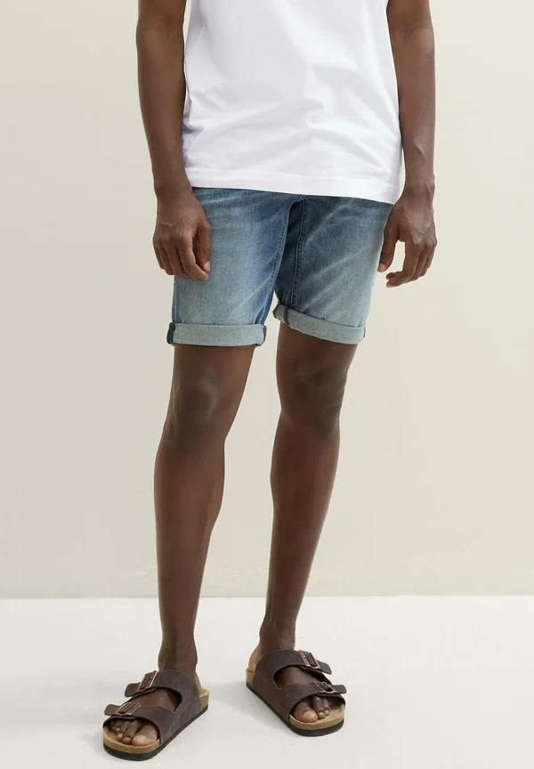 SUPERFLEX JOSH - Jeans Shorts - tinted blue denim