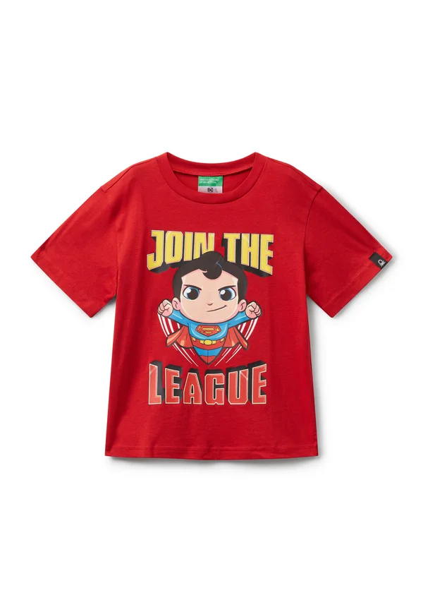 SUPERMAN DC COMICS  - T-Shirt print - red